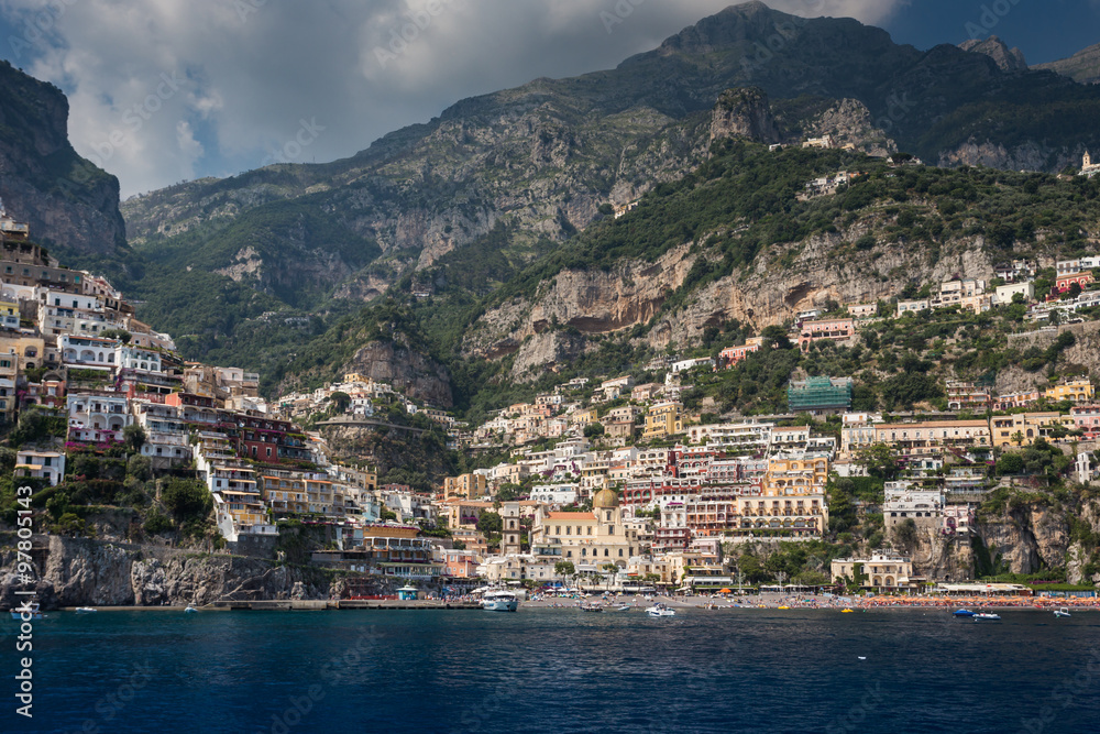 Obraz premium view of beautiful Amalfi