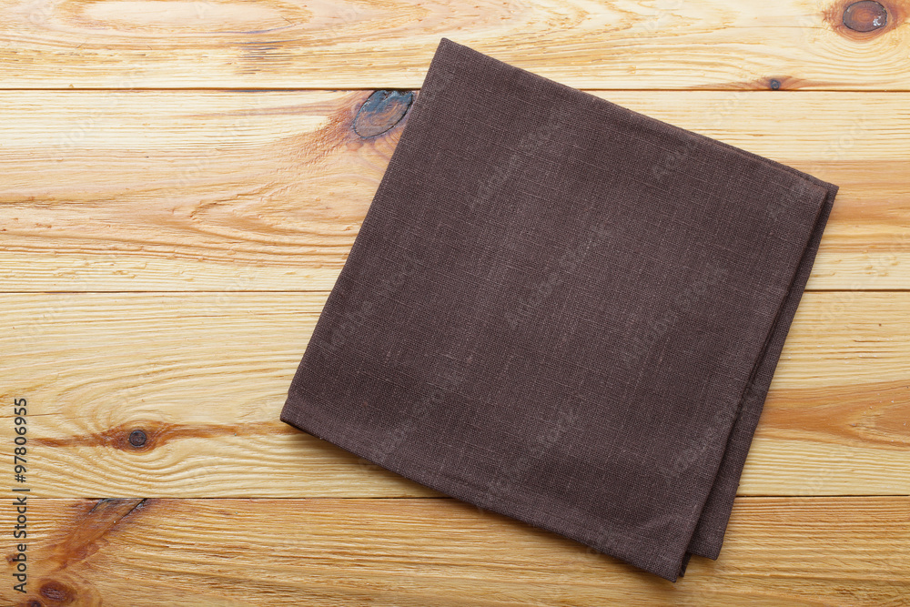 Kitchen. Wooden kitchen table with empty tablecloth for dinner. Kitchen. Wooden kitchen table with empty tablecloth for dinner.