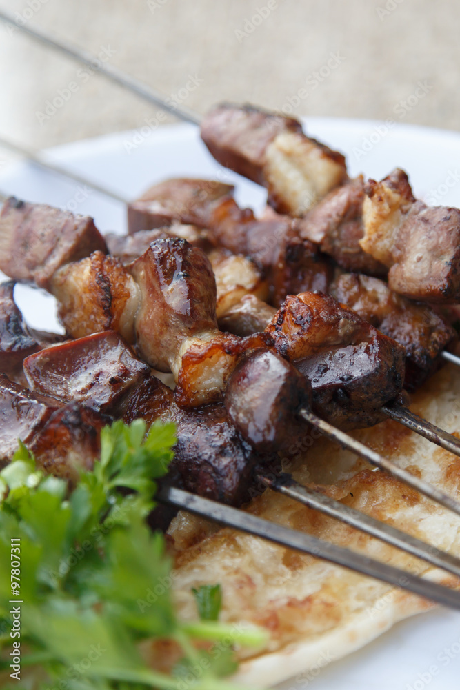 Liver Sish Kebab