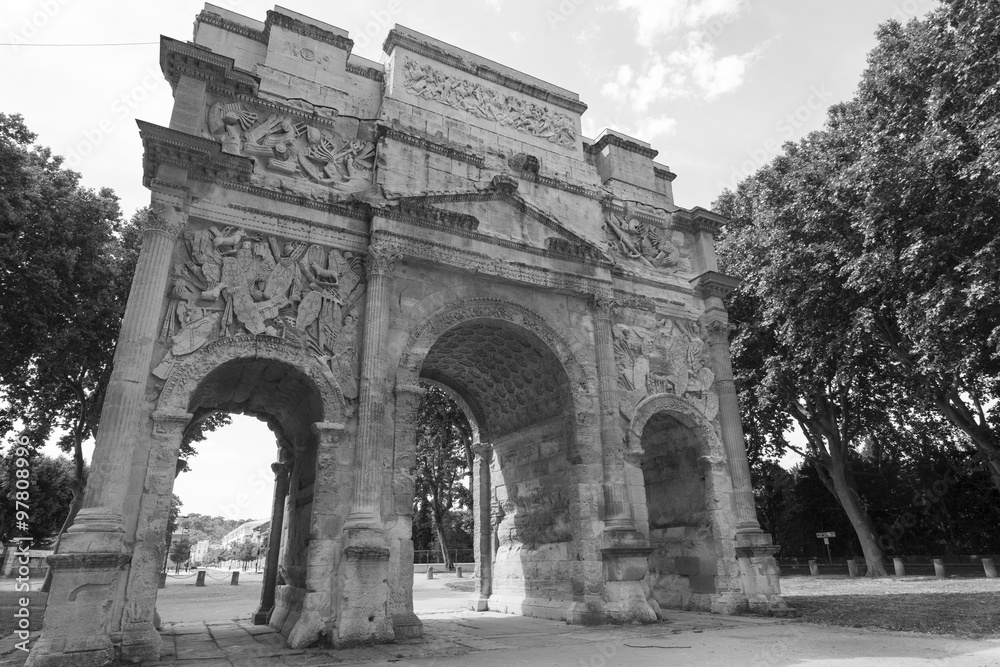 Fototapeta premium Orange, Roman Arch