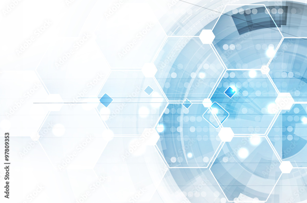 abstract technology background Business & development direction