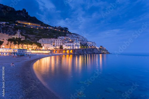 view of beautiful Amalfi