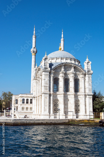 The Ortakoy Mosque at the Bosphorus in Istanbul, Turkey