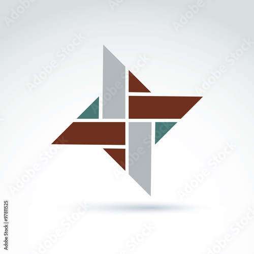 Free Download Vector abstract icon, abstract symbol, design element. - GFXLoad
