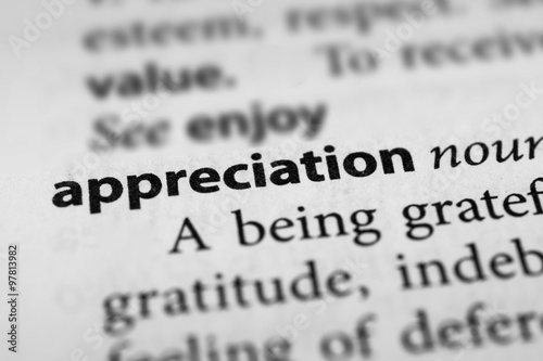 Appreciation