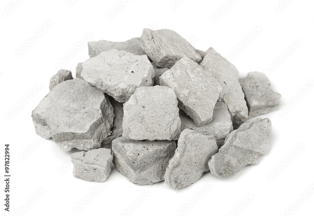 Pile of concrete rubble