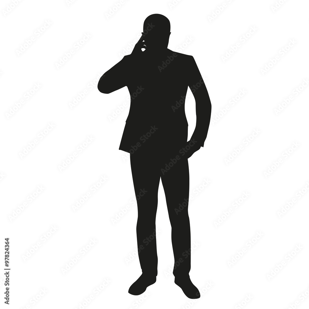 cell phone silhouette vector