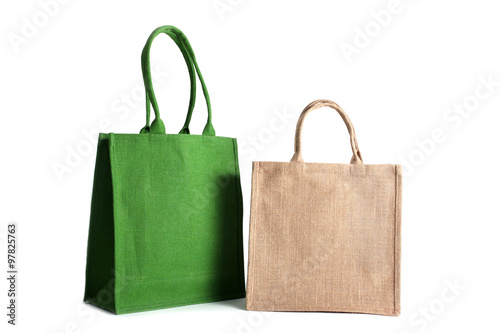 Shopping bag made out of recycled Hessian sack