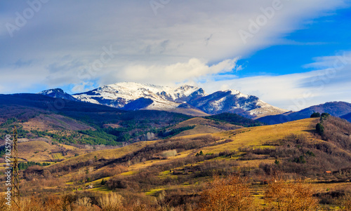 Landscapes of carpathian mountains, Romania