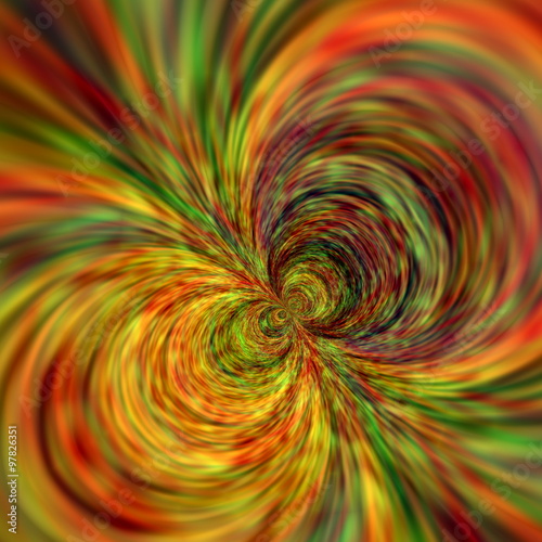 Blurry colorful fractal background. Odd color picture.