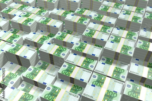 100 Euro - fortune concept photo