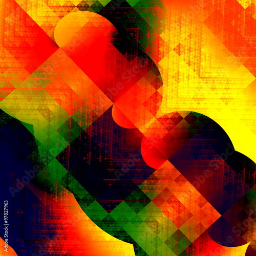 Abstract colorful fractal shapes. Modern digital art. Patterns.