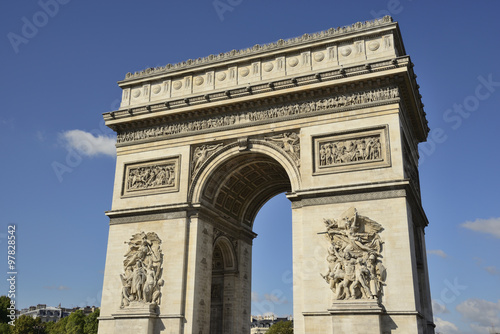 Arc de triomphe de l’Etoile à Paris - Triumphal arch in Paris, France © PlanetEarthPictures