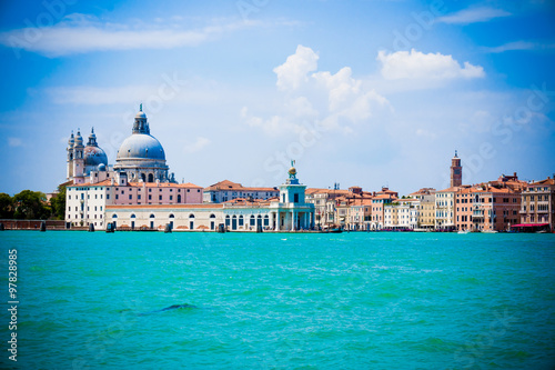 Grand Canal and Basilica Santa Maria della Salute, Venice, Italy © EwaStudio