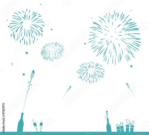 Feuerwerk Party