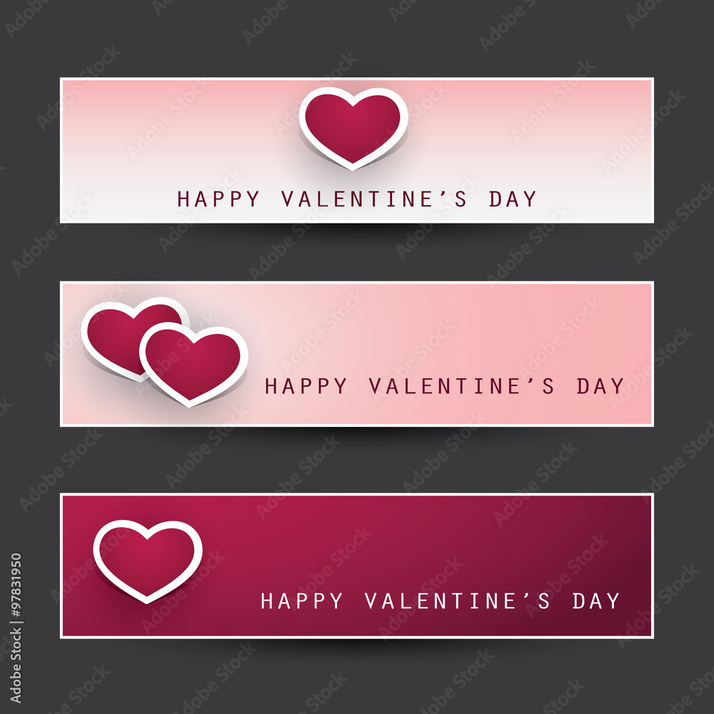 Valentine's Day Banner Designs