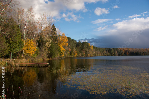 Early Autumn Lake