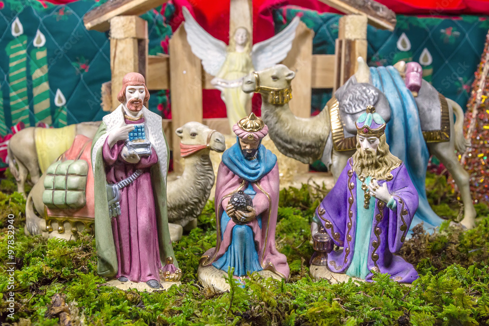 Obraz premium Christmas Scene - Nacimiento