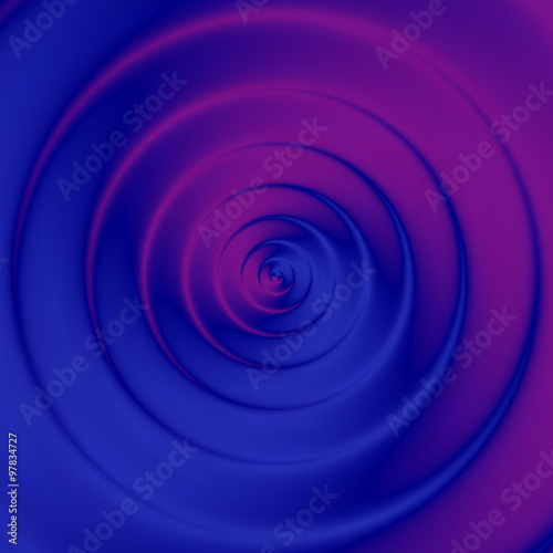 Abstract circular design in blue and pink