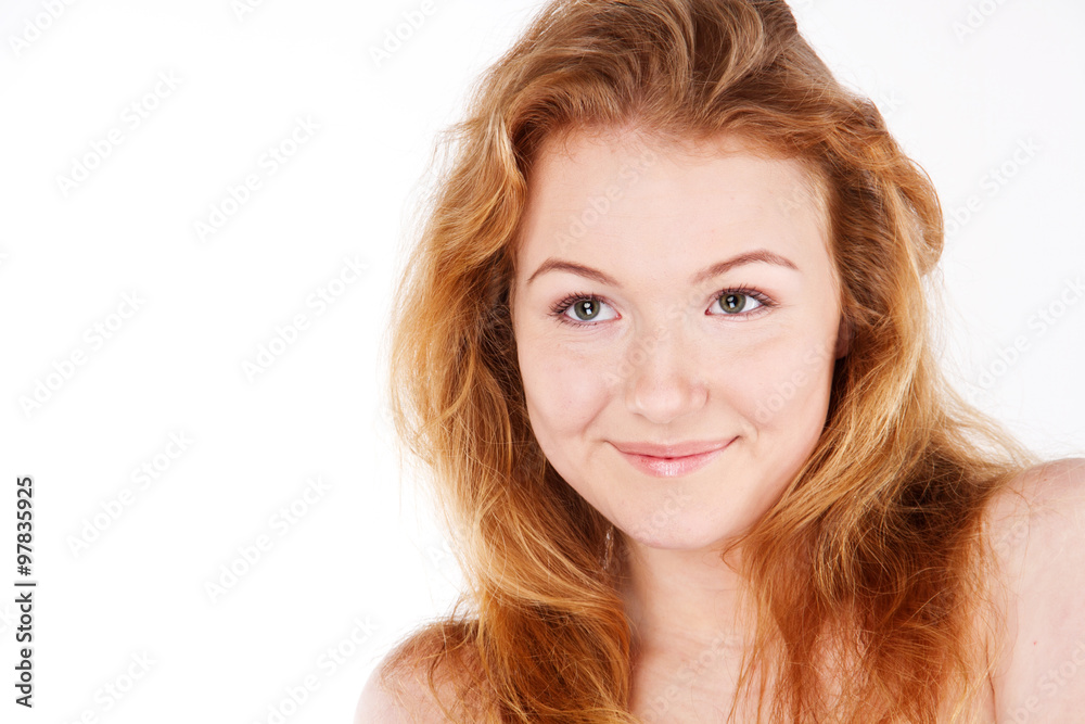 Portrait of happy cheerful smiling young beautiful woman Portrait of happy cheerful smiling young beautiful woman