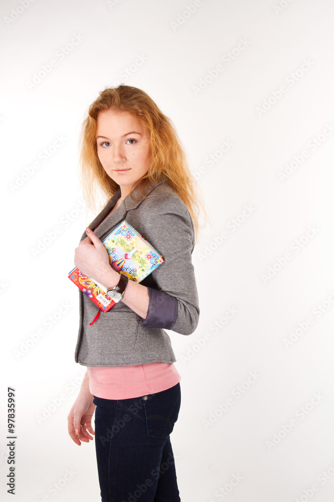 Portrait of happy cheerful smiling young beautiful woman Portrait of happy cheerful smiling young beautiful woman