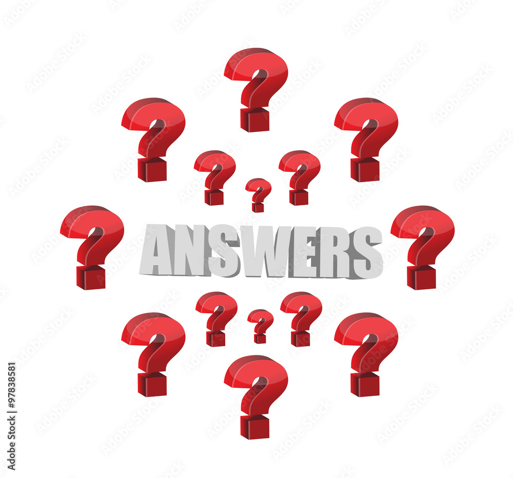 questions marks and answers illustration questions marks and answers illustration