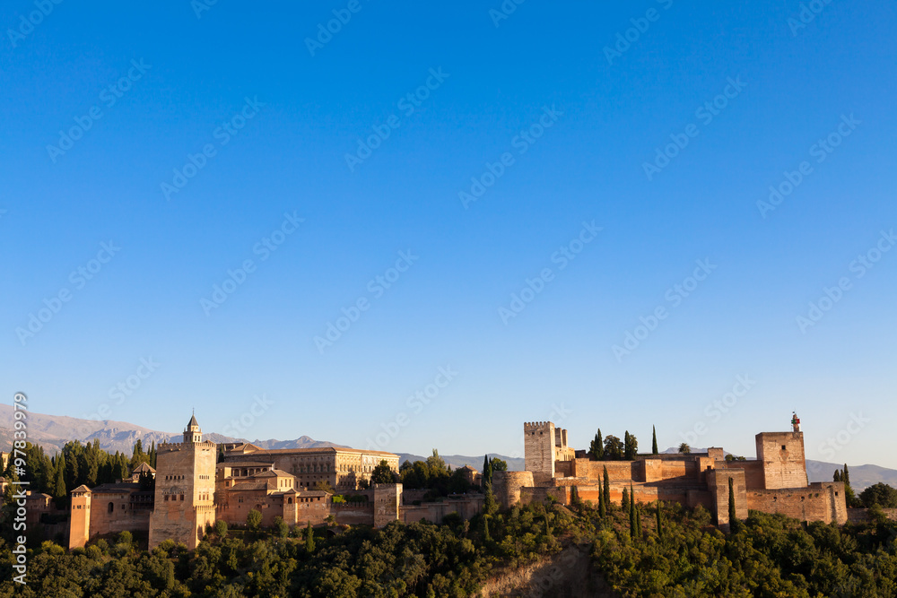 Alhambra in Granada - Spain