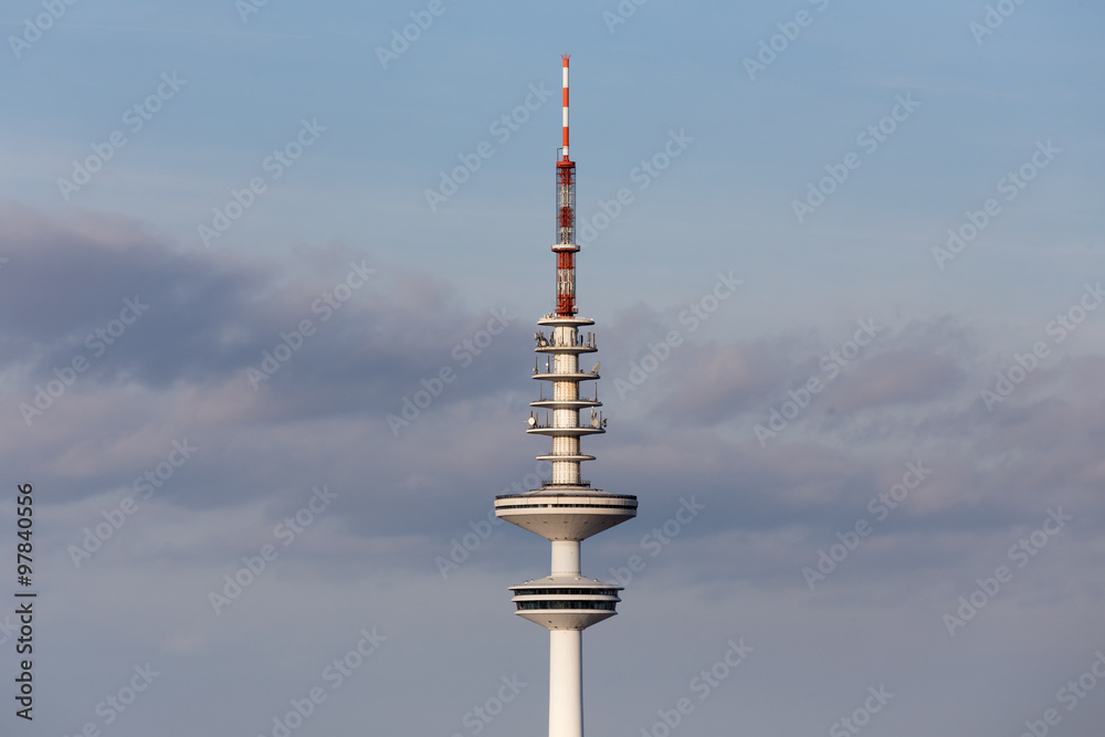 tv tower of hamburg germany