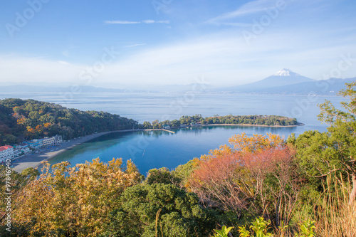 伊豆半島（大瀬）から見た富士山