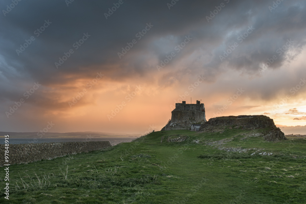 Lindisfarne Castle Sunset