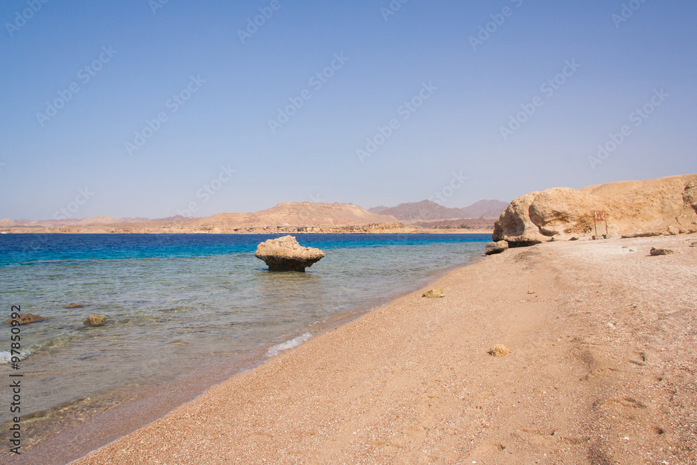 Ssummer beach of Red Sea in Egypt