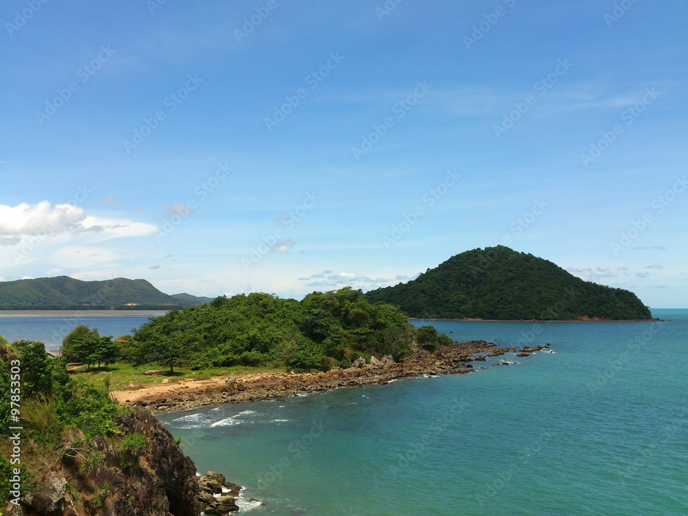 Obraz premium Landscape with sea
