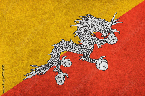 ブータン　 国旗　国　旗