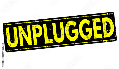 Unplugged grunge stamp