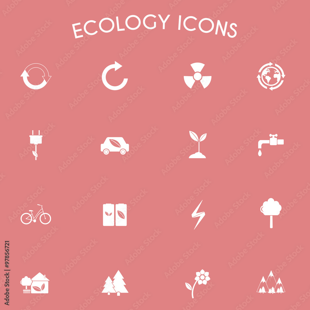 Ecology Icons Set