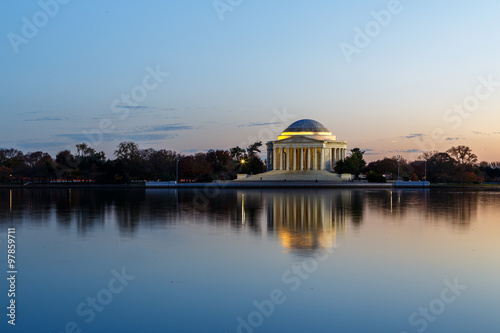 Jefferson Memorial at Sunset