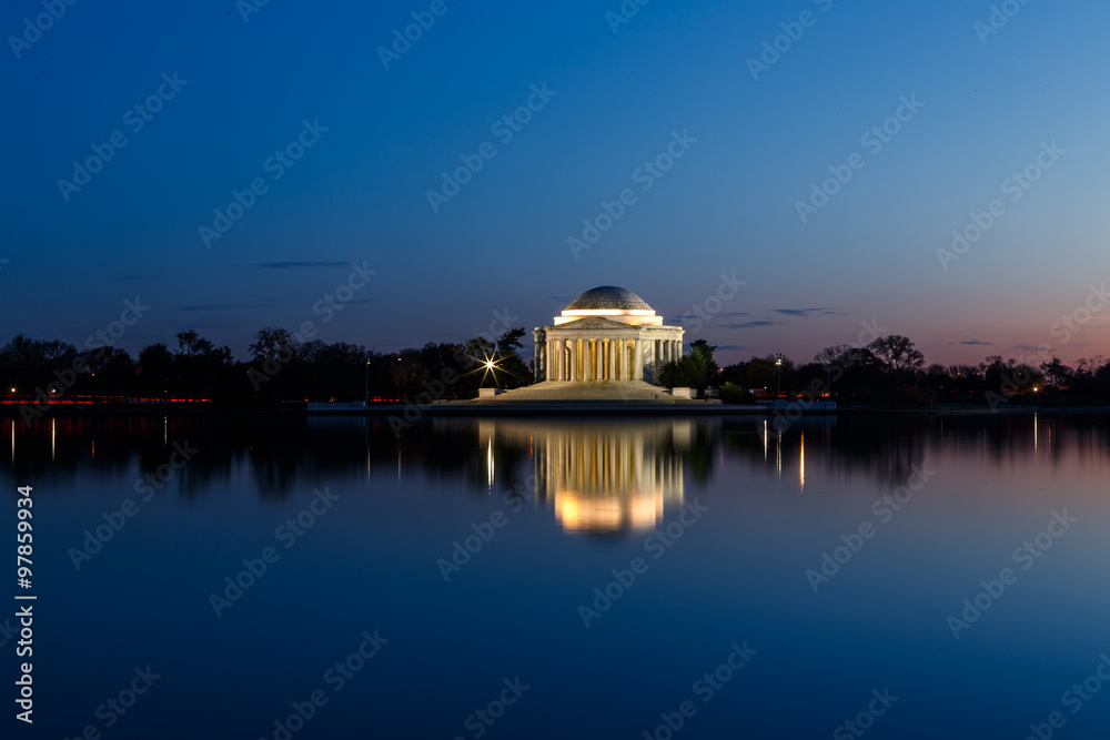 Obraz premium Jefferson Memorial at Night