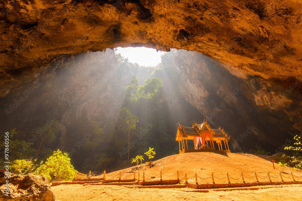 Fototapeta premium Royal pavilion in the Phraya Nakhon Cave, Prachuap Khiri Khan, Thailand