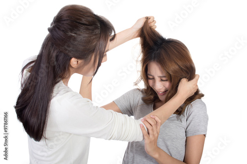 Asian women fight