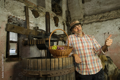 winemaker ok gesture photo