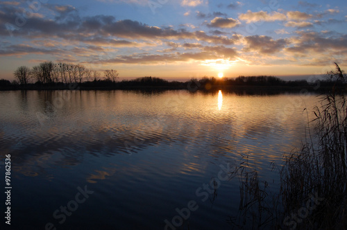 Polska. Stańków, zachód słońca © darekb22