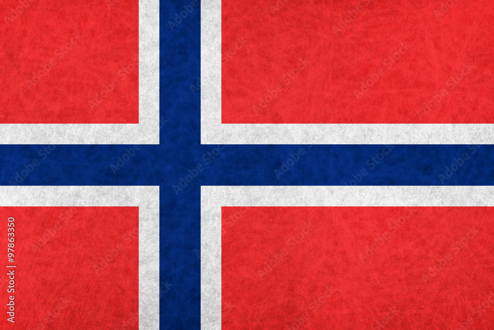 Fototapeta premium ノルウェー 国旗 国 旗