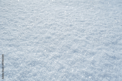 High detailed surface of winter snow