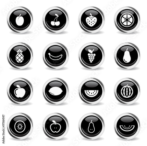 Fruits simply icons