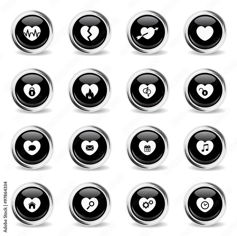 Heart simply icons Heart simply icons