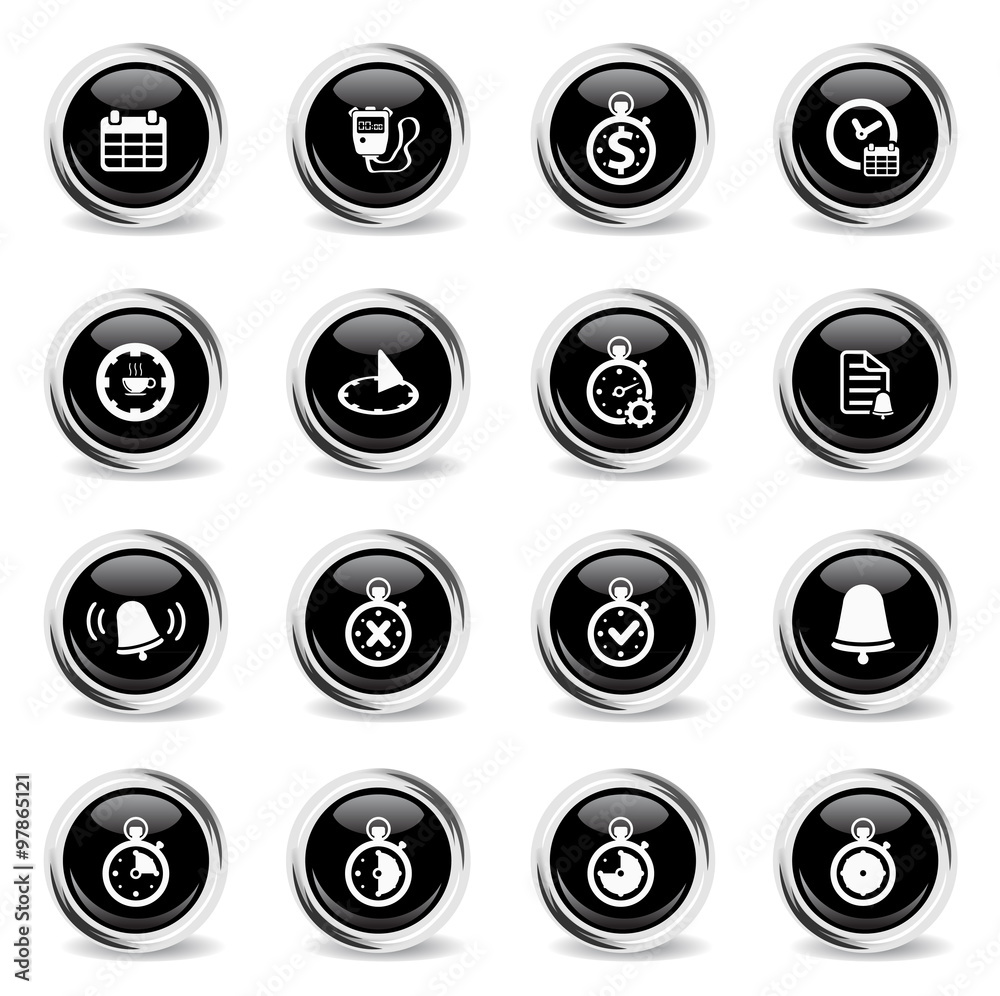 Time simply icons Time simply icons