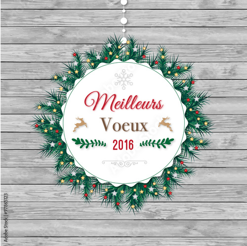 Carte de voeux Meilleurs Voeux 2016