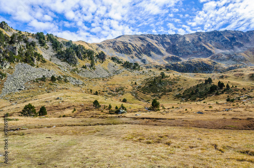 View of the Valley of Estanyo River, Andorra