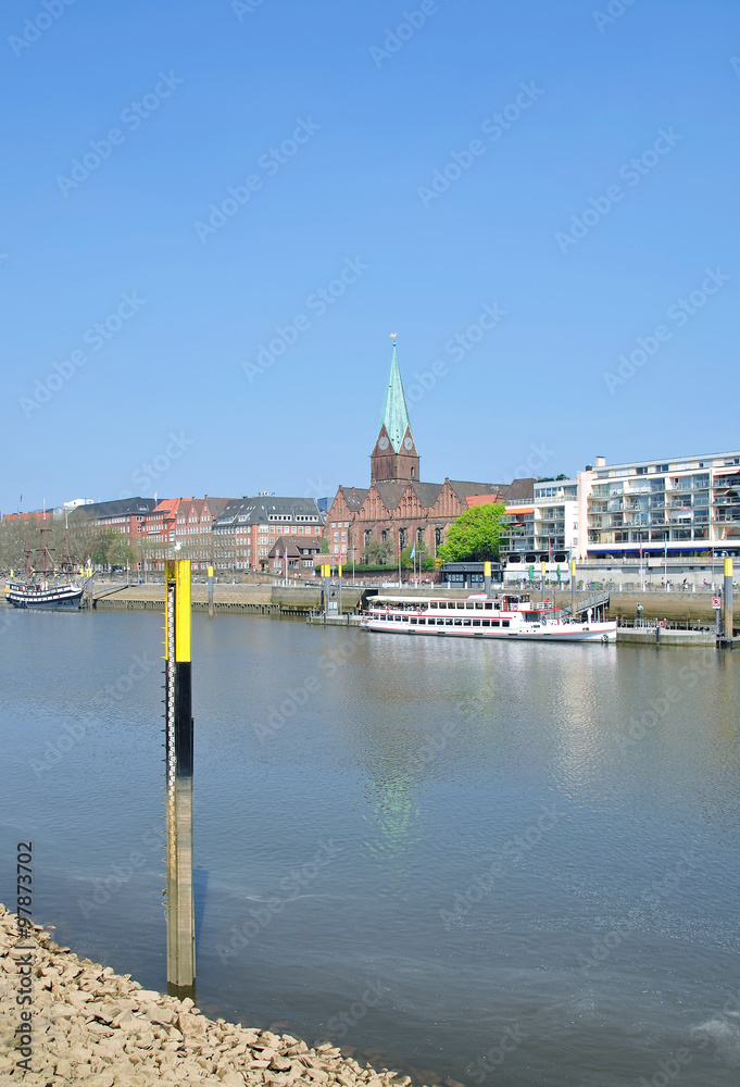 an der Schlachte,Bremens bekannte Weserpromenade