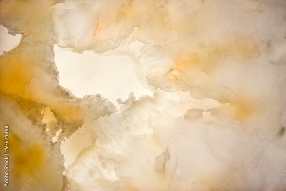 Fototapeta premium Slighty blurred lightened slices marble
